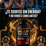 POTENCIADOR 🌿 SHILAJIT PRO MAX – Potencia de Alta Pureza 💊💪
