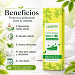 Jakehoe Spray Desodorante para zapatos y calcetines