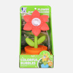 Máquina de burbujas con forma de Flor