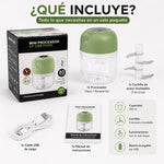 Mini Picadora USB Recargable