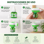 Repelente Eléctrico con Líquido para Bichos y Zancudos