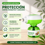 Repelente Eléctrico con Líquido para Bichos y Zancudos